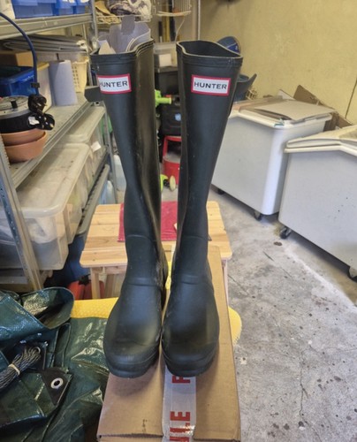 Women black hunter - black, wellies
