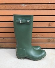 HUNTERS Green Matt Wellies