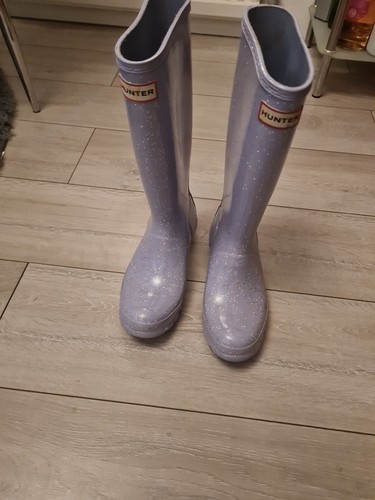 Hunter glittery lilac - lilac, wellies