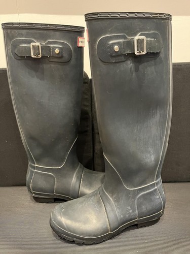 Hunter wellies dark blue green - dark, blue/green