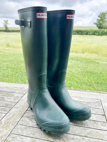 Hunter wellies dark - hunter, wellies,