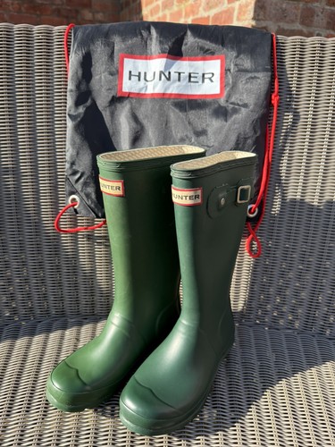 Hunter wellies dark green - hunter, uk