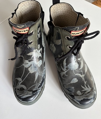 Hunters rhs green floral ankle - floral,